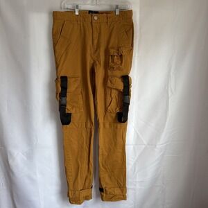 Switch Remarkable Premium Denim Mens FITS 36x34 Copper Cargo Pants Y2K
